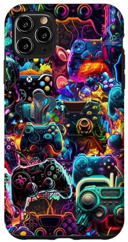 iPhone 11 Pro Max Gamer Aesthetic Graphic Gaming Video Games Boys Teens Summer Case