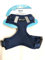 Petlando Hundebrustgeschirr Mesh Vest Navy XS (Halsumfang 18-26 cm, Brustumfang 32-41 cm)