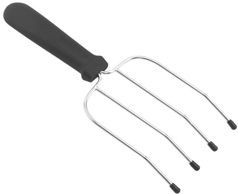 Grill Grill Fork - Forchetta in acciaio inox per arrostire la carne | Forchette da tacchino con impugnatura antiscivolo, per barbecue Grill Forcine di ricambio per grigliare