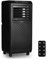 Mc HAUS ARTIC-100 Black - Aire acondicionado portatil, enfriador móvil de 7000 BTU/h, 3 en 1: refrigerador, ventilador y deshumidificador, mando a distancia, espacios ≥ 24m²