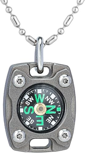 MecArmy CMP Mini-Kompass aus Titan/Messing, luxuriöser Survival-Taschenkompass – Geschenk von Vater an Sohn, Geschenk von Mama/Papa an Sohn zum Schulabschluss, Geburtstag