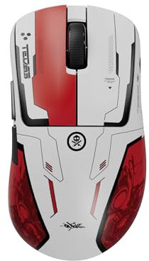 Pulsar x Quiccs Édition limitée – Souris de jeu sans fil Xlite v4, ultra légère, 54 g, ergonomique, commutateur optique, 32 000 DPI, 750 IPS, capteur XS-1, compatible 8K (moyen)