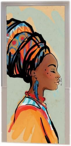 Türtapete Selbstklebend 77 x 200 cm Afrika Türaufkleber Frauen Türposter PVC Wandaufkleber Wasserdichte Fototapete Türfolie Poster Tapete Türbild Für Türwand Dekoration B345