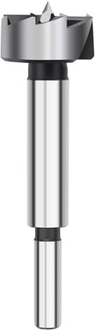 HSAWBIT 25mm Forstner Drill Bit for Woodworking, Forstner Bit Wood Drill Bits for Holes, Hinge Cutter (Ø25mm, length 90mm, Round Shank)