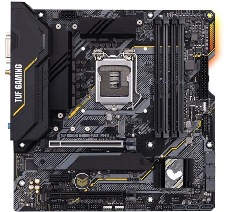 scheda madre Fit For ASUS TUF GAMING B460M-PLUS (WI-FI) Intel B460 (LGA 1200) ATX DDR4 128G PCI-E 4.0 M.2 HDMI USB 3.2 ATX
