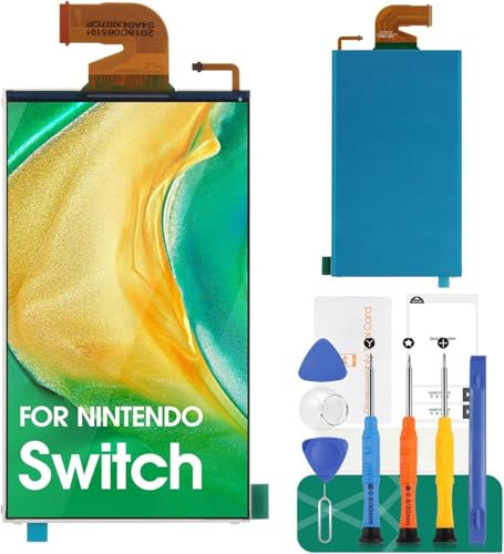 Pantalla TFT de repuesto para Nintendo Switch LCD Display HAC-001 2017 1ª generación (no incluye pantalla digitalizadora táctil)