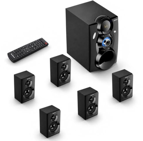 Bobtot Wireless Surround Sound System Home Theater System | 1000W Surround Speakers 8 Subwoofer 5.1/2.1 Channel Deep Bass with ARC Optical Bluetooth Karaoke Input