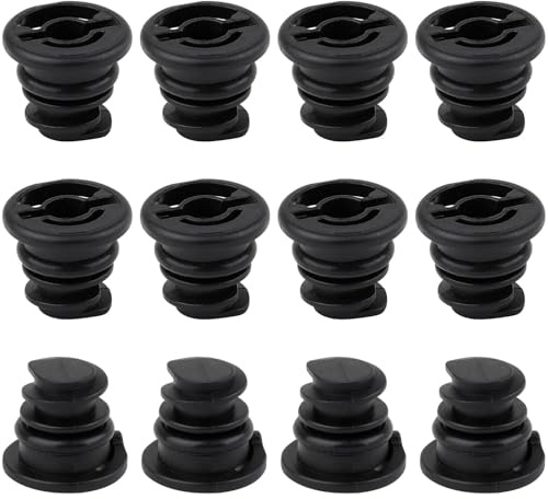 Nexlynk 12 Stück 06L103801 Ölablassschraube für Audi A4 B9 Motorölstopfen | Kunststoff Ölwanne Ablassschraube mit Dichtung O-Ring für Audi A3 A4 A5 Q5 Q7 VW Golf GTI Passat Tiguan Ersatz