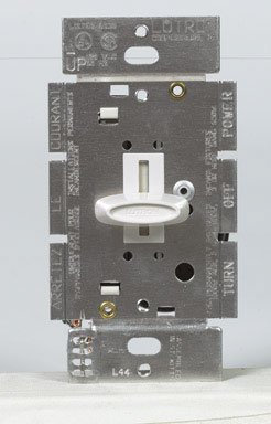 Lutron Electronics Gl-1000H-Dk Single Pole Glyder Slide Dimmer, 1000-watt