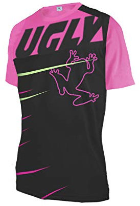 UGLY FROG MTB Jersey Damen Kurzarm/Langarm Downhill Trikot Radtrikot Damen Mountainbike Freeride BMX Fahrradtrikot Motocross DH FR Offroad Bekleidung DHVH01