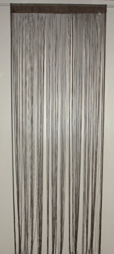 Homemaison Spaghetti HM69807874 Fadenvorhang, Taupe