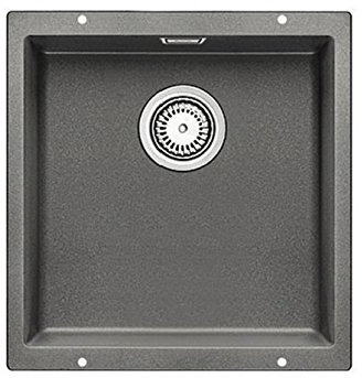 BLANCO SUBLINE 400-U - Fregadero (Metálico, 400 x 400 mm, 43 cm, 46 cm, 19 cm)