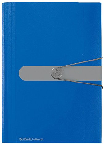 Fächermappe A4 PP 12 Fächer blau easy orga to go, VE=2St.
