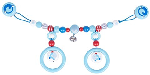 Heimess Kinderwagenkette mit Clips (Fisch)