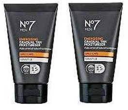 (6 PACK) No7 Men Energising Gradual Tan Moisturiser SPF 15 x 50ml