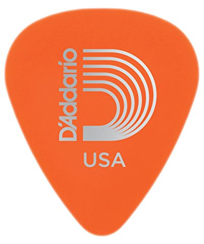 Planet Waves 1DOR2-100 Duralin Standard Picks 0.60mm Light - orange (100 Pack)