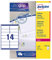 AVERY L7163-100 Box Blätter Etiketten Laser