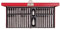 KING TONY 1044CQ Coffret d'Embouts Tournevis, Set de 44, 10 mm