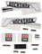Rock Shox, Set di Adesivi Boxxer B1, Bianco (White/Black), 26/27,5 Unisex Adulto