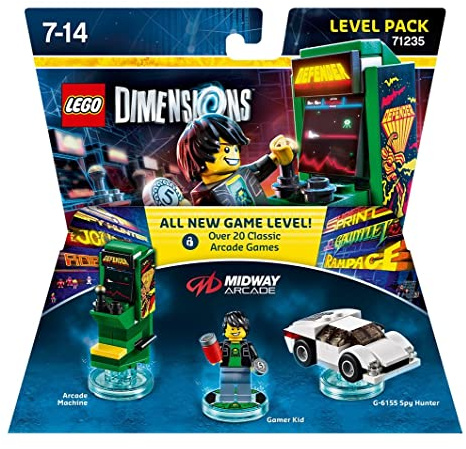 LEGO Dimensions, Midway Retro Gamer, Level Pack