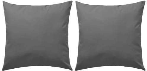 vidaXL Gartenkissen 2 STK. 45 x 45 cm Grau