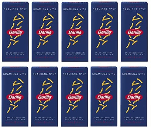 10 x Barilla Gramigna Italian Pasta No. 52 500 g