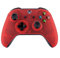 eXtremeRate Carcasa Transparente para Xbox One S X Mando Funda Delantera Protectora de la Placa Frontal Cubierta Tacto Suave Shell Antideslizante para Xbox One X S Control-Model 1708 (Rojo)