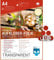 SKULLPAPER® Klebefolie transparent zum Aufkleben und selbst Gestalten - für Laserdrucker (A4-10 Blatt)