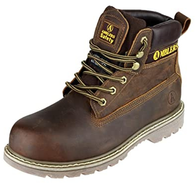 Amblers Safety FS164 Goodyear Welted Lace up Industrial Safety Boot Brow
