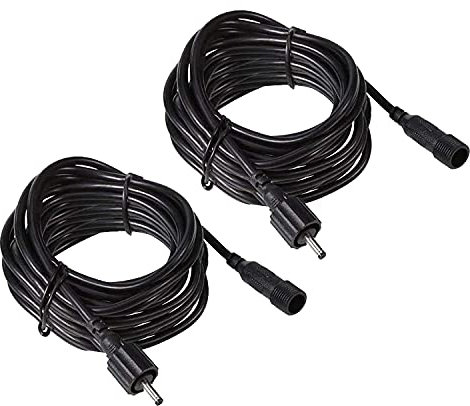 B-right 2X 4M Extension Cables for Outdoor Garden Lights