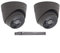 HIKVISION CCTV system kit 2x 5MP Viper Pro camera Dome Turret Grey 40m IR DVR 4CH compatible with HDTVI HDCVI AHD CVBS (2TB)