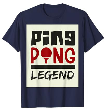 Ping Pong Legend Tischtennis Team T-Shirt