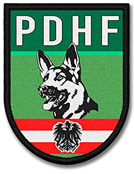 Copytec Patch Diensthundeführer Polizei at Österreich Wien Schäferhund 9x7cm #31362