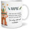 OWLBOOK® Personalisierte Tasse für Kinder Personalisiert Boho Fuchs Kinder Tasse Geschenke Geschenkideen für Kinder Junge Mädchen zum Geburtstag Schulanfang Kindertasse Keramik 300 ml