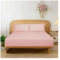 funky gadgets Spannbettlaken für Doppelbett, Polyester, Mikrofaser, gebürstet, 40 cm, Rosa