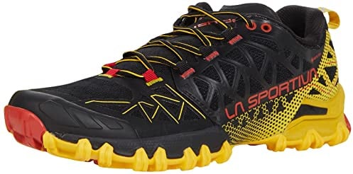 LA Sportiva Herren Bushido II GTX Traillaufschuhe, Schwarz/Gelb, 43.5 EU