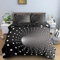 kldby Bettwäsche-Sets 135x200 3D Geometrie Weiche Mikrofaser Bettwäsche Set 2 Teilig - 1 Bettbezug mit Reißverschluss und 1 Kissenbezüge 80x80 cm
