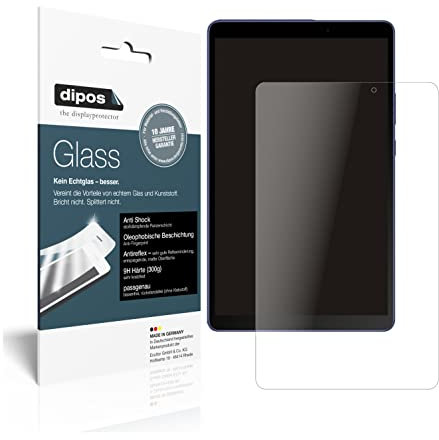 dipos I 9H Displayschutz matt kompatibel mit Honor Tablet X7 8 Zoll Schutzfolie Anti-Shock