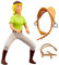 CRAZE BIBI und Tina Figuren REITENDE Susanne - Reiter Spielfigur mit Sattel & Zamzeug, Martinshof Spielzeug mit Zubehör, Spielfiguren beweglich 36990, Pferde Spielwelt