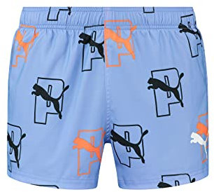 PUMA Shorts Pantaloncini, Viola (Elektro Combo), M Uomo