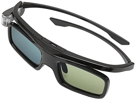 3D-Active-Shutter-Brille, professionelle USB-wiederaufladbare 3D-Active-Shutter-Brille für alle DLP-Link-3D-Projektoren