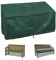 RICHIE Gartenstuhl-Abdeckung, Outdoor-Terrassenstuhl, wasserdichte Abdeckung zur Aufbewahrung, Garten-Stapelstuhl-Abdeckung, 193x66x63/89cm, UV-Schutz, jedes Polyethylen (Grün 193x66x63/89cm)