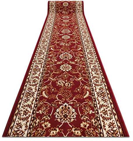 rugsx Läufer BCF MORAD Klasyk klassisch weinrot 90x190 cm