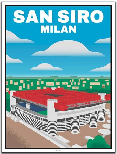 BLN PRINT San Siro Mailand (1) - Vintage Travel Poster