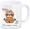 Anti Stress Faultier Kaffeebecher Anti-Stress Tasse als Geschenk für Sloth Liebhaber die sich morgens keinerlei Stress machen wollen