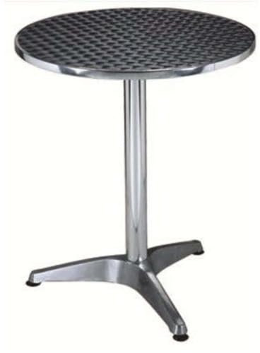 Briconess.com Säulentisch aus Aluminium, wasserdicht, Durchmesser 60 x Höhe 70 cm