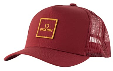 BRIXTON ALPHA BLOCK X C MP Mesh Cap Herren Snapback Cap, Hut, Skateboard, Einheitsgröße, 3 Farben, Originalprodukt, ISLANDBERRY/ISLANDBERRY ONESIZE, ISLANDBERRY/ISLANDBERRY, Einheitsgröße