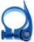 Laxzo ® Aluminium Alloy 31.8mm Quick Release Seatpost Clamp for Mountain & Road Bike (Blue)
