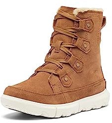 Sorel Womens Explorer Joan Wp Fashion Boot, Velvet Tan Fawn, 6 UK
