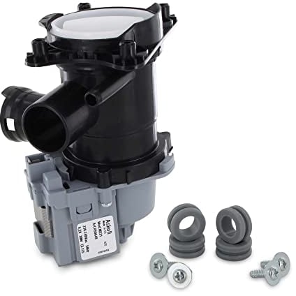 DEKAROX Pompa di scarico per Bosch Siemens 145093 00145093 con testa pompa e filtro per lavabiancheria come Avantixx Logixx Maxx iQ300 iQ500 iQ700 iQ800 Serie 4 Serie 6